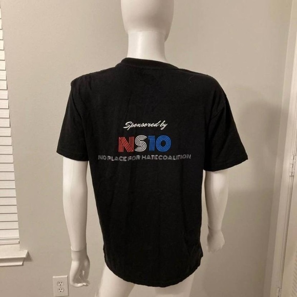 Cotton Heritage Make Hate Wrong Again Graphic T-Shirt Sz M - Picture 4 of 5